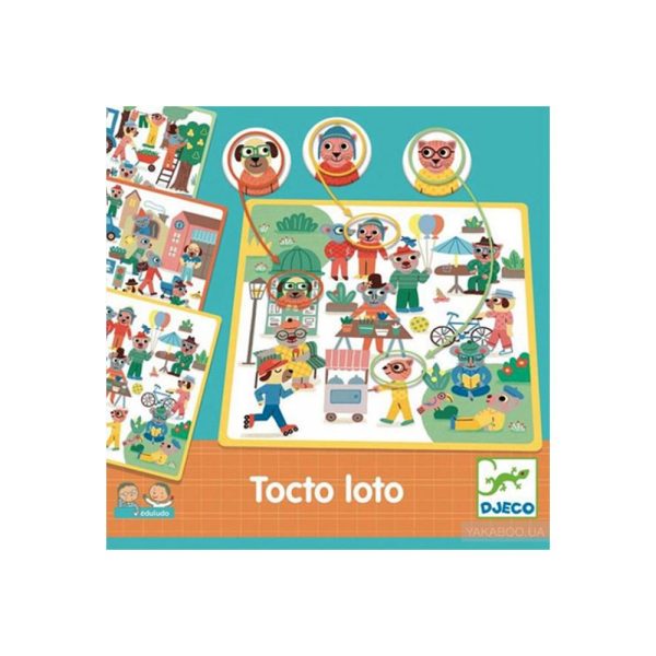 Настольная игра лото Tocto loto Найди и объясни 3+ (Djeco)